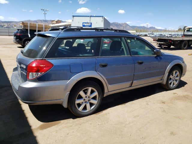 4S4BP61C787367184 - 2008 SUBARU OUTBACK 2.5I BLUE photo 3