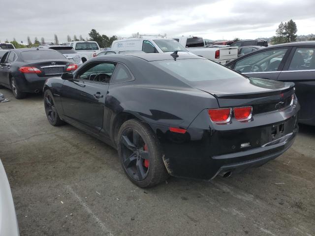 2G1FC1ED1B9137856 - 2011 CHEVROLET CAMARO LT BLACK photo 2