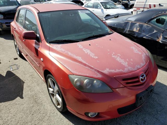 JM1BK143241119794 - 2004 MAZDA 3 HATCHBACK RED photo 4