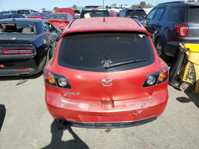 JM1BK143241119794 - 2004 MAZDA 3 HATCHBACK RED photo 6