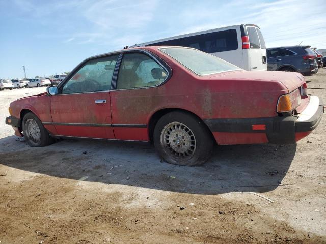 WBAEC8404H0613866 - 1987 BMW 635 CSI AUTOMATIC L6 RED photo 2