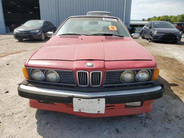 WBAEC8404H0613866 - 1987 BMW 635 CSI AUTOMATIC L6 RED photo 5