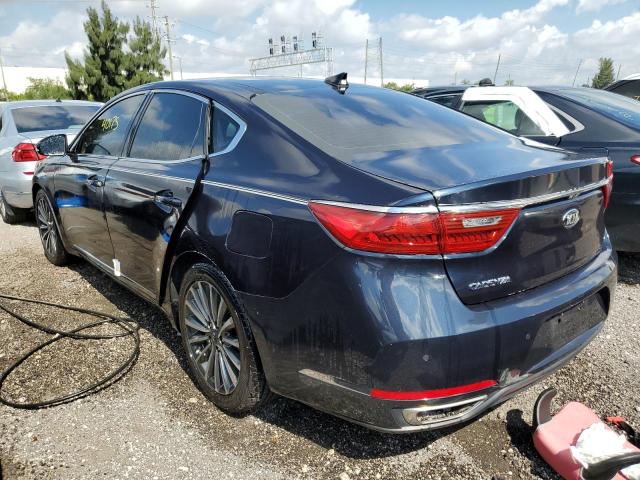 KNALC4J12J5124744 - 2018 KIA CADENZA LUXURY BLUE photo 2