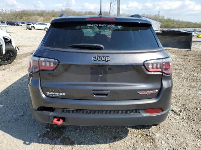 3C4NJDDB0JT501769 - 2018 JEEP COMPASS TRAILHAWK GRAY photo 6