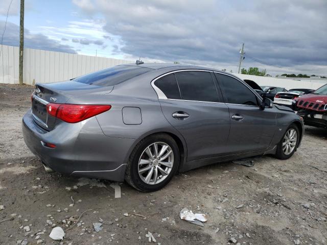 JN1BV7APXEM686890 - 2014 INFINITI Q50 BASE GRAY photo 3