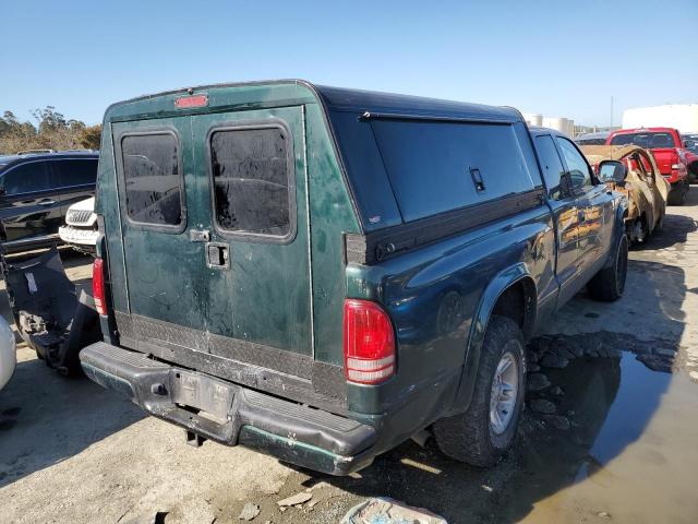 1B7GG22Y2XS154653 - 1999 DODGE DAKOTA GREEN photo 3