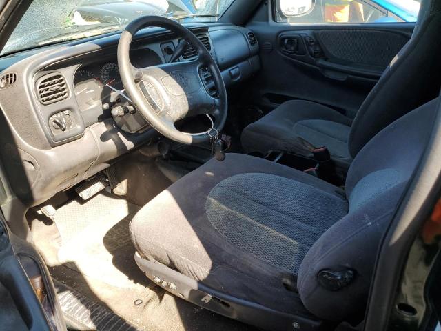 1B7GG22Y2XS154653 - 1999 DODGE DAKOTA GREEN photo 7