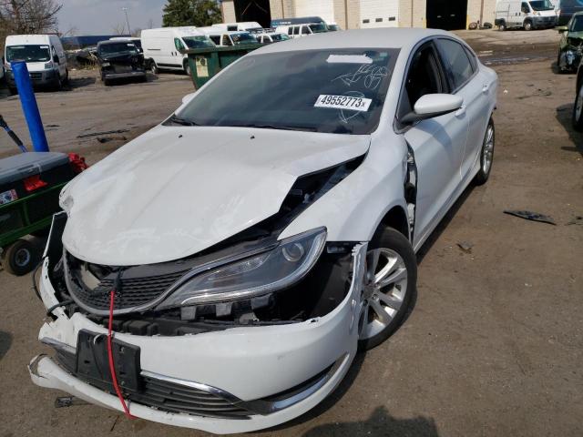 1C3CCCAB2FN534364 - 2015 CHRYSLER 200 LIMITED WHITE photo 1