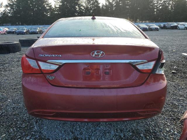 5NPEB4ACXBH236192 - 2011 HYUNDAI SONATA GLS RED photo 6