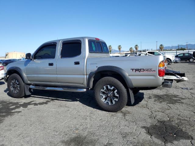5TEGN92N02Z143675 - 2002 TOYOTA TACOMA DOUBLE CAB PRERUNNER SILVER photo 2