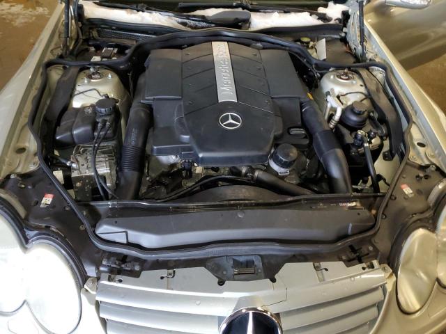 WDBSK75FX3F009636 - 2003 MERCEDES-BENZ SL 500R GRAY photo 11