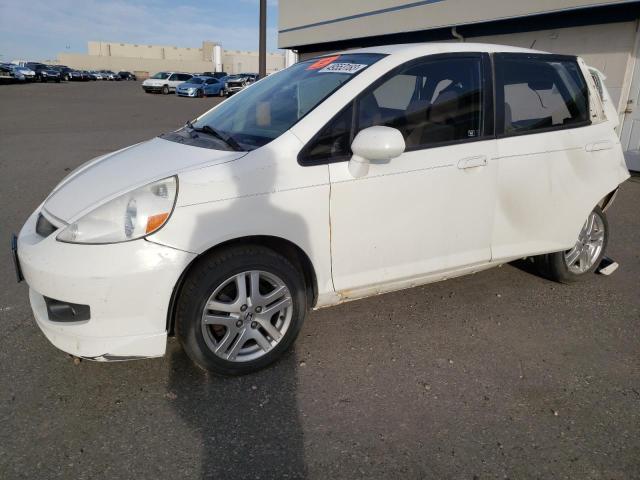 JHMGD38607S000817 - 2007 HONDA FIT S თეთრი ფოტო 1