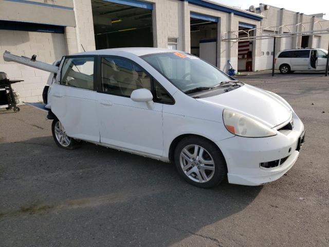 JHMGD38607S000817 - 2007 HONDA FIT S თეთრი ფოტო 4