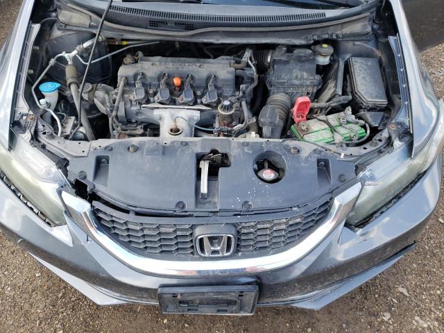 19XFB2F57DE020164 - 2013 HONDA CIVIC LX GRAY photo 11