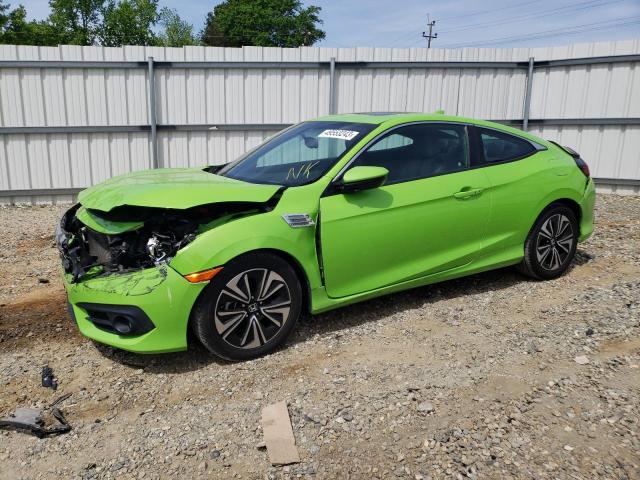 2HGFC3B7XGH350336 - 2016 HONDA CIVIC EXL GREEN photo 1