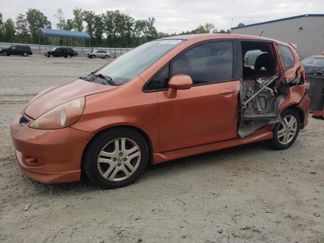 JHMGD38607S009811 - 2007 HONDA FIT S ნარინჯისფერი ფოტო 1