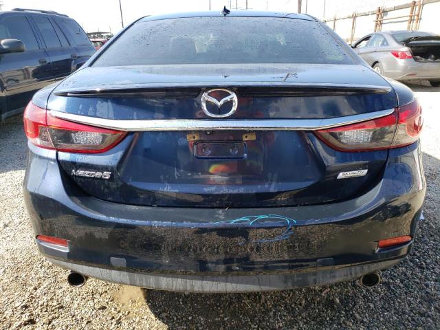 JM1GJ1W57F1180536 - 2015 MAZDA 6 GRAND TOURING BLUE photo 6