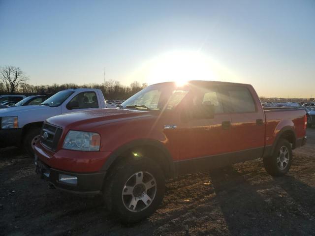 1FTPW14564KC20620 - 2004 FORD F150 SUPERCREW RED photo 1