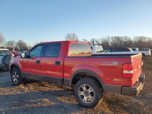 1FTPW14564KC20620 - 2004 FORD F150 SUPERCREW RED photo 2