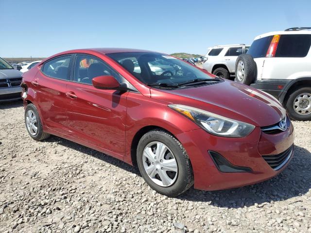 5NPDH4AE3GH686673 - 2016 HYUNDAI ELANTRA SE RED photo 4