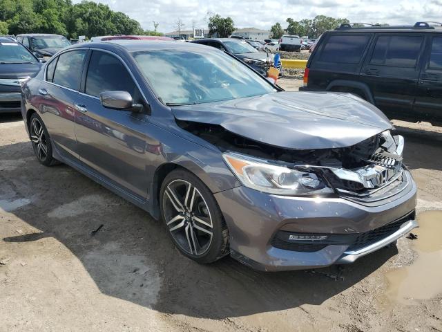 1HGCR2F12HA007621 - 2017 HONDA ACCORD SPORT SPECIAL EDITION GRAY photo 4