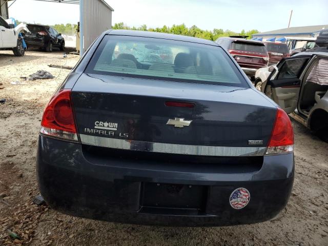 2G1WB58K081295794 - 2008 CHEVROLET IMPALA LS BLUE photo 6