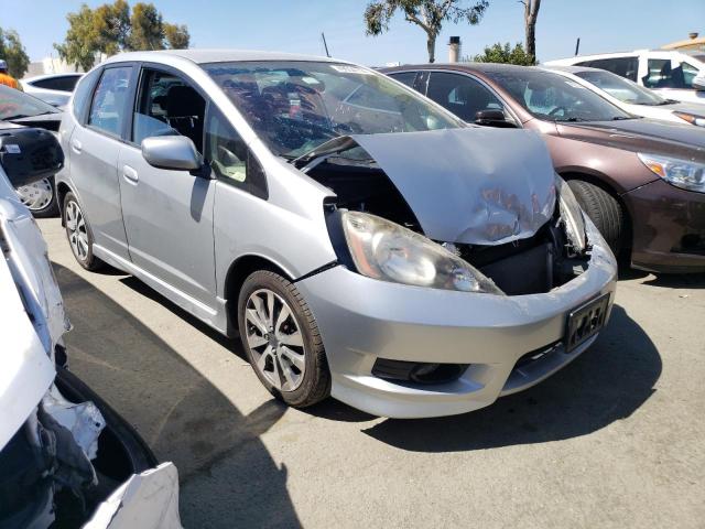 JHMGE8H50CC001553 - 2012 HONDA FIT SPORT SILVER photo 4