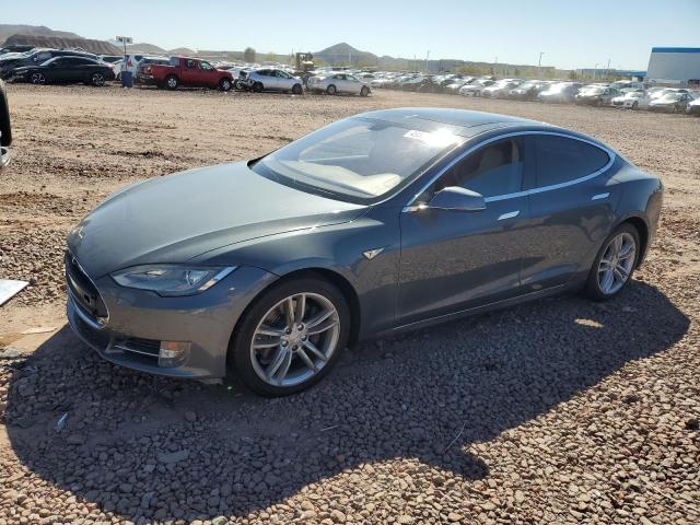 5YJSA1CGXDFP03598 - 2013 TESLA MODEL S ვერცხლისფერი ფოტო 1