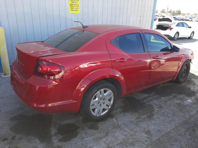 1C3CDZAG8EN130141 - 2014 DODGE AVENGER SE RED photo 3