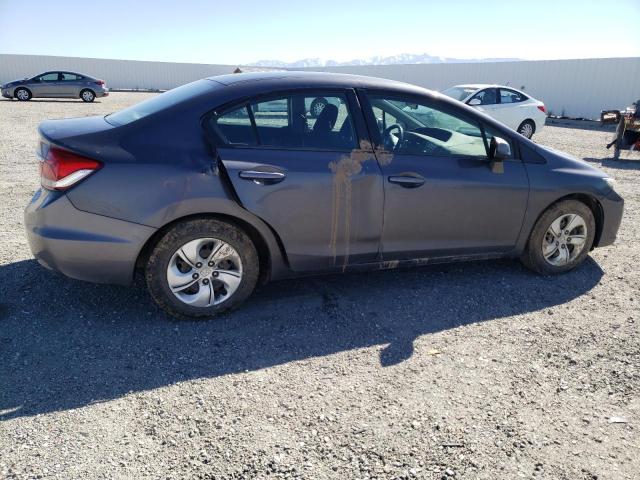 19XFB2F5XFE265009 - 2015 HONDA CIVIC LX GRAY photo 3