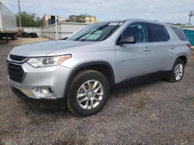 1GNERFKW3KJ276385 - 2019 CHEVROLET TRAVERSE LS SILVER photo 1