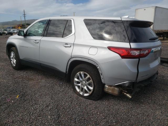 1GNERFKW3KJ276385 - 2019 CHEVROLET TRAVERSE LS SILVER photo 2