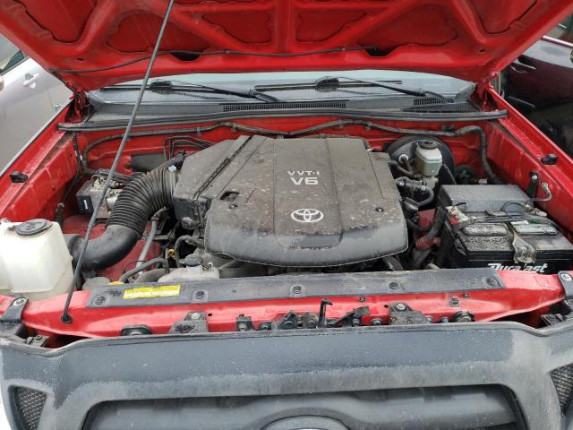 3TMJU62N87M047692 - 2007 TOYOTA TACOMA DOUBLE CAB PRERUNNER RED photo 11