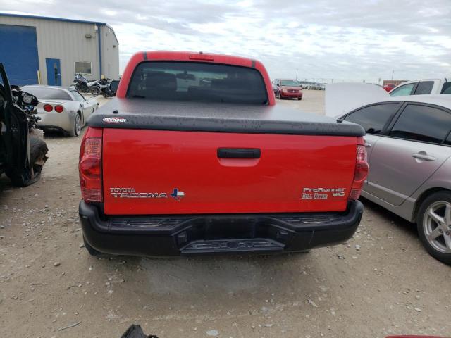 3TMJU62N87M047692 - 2007 TOYOTA TACOMA DOUBLE CAB PRERUNNER RED photo 6