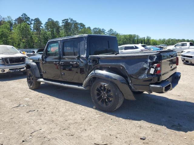 1C6HJTFG2ML597962 - 2021 JEEP GLADIATOR OVERLAND BLACK photo 2