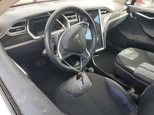 5YJSA1CN9DFP19743 - 2013 TESLA MODEL S RED photo 8