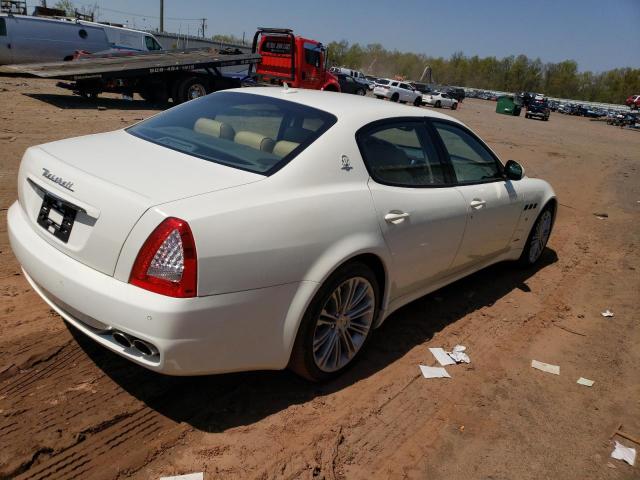 ZAM39NKA4D0066798 - 2013 MASERATI QUATTROPOR S WHITE photo 3