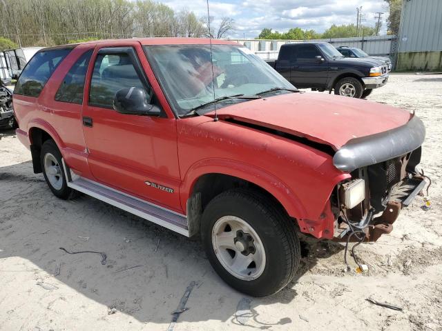 1GNCS18W8S2223665 - 1995 CHEVROLET BLAZER RED photo 4