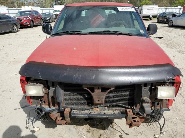 1GNCS18W8S2223665 - 1995 CHEVROLET BLAZER RED photo 5