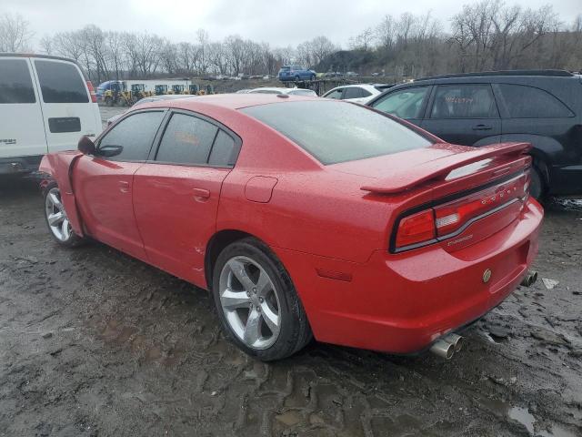 2B3CL3CG9BH539389 - 2011 DODGE CHARGER RED photo 2