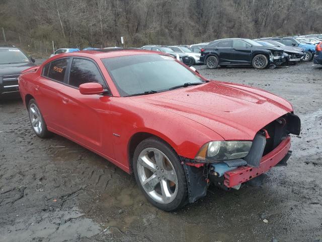 2B3CL3CG9BH539389 - 2011 DODGE CHARGER RED photo 4