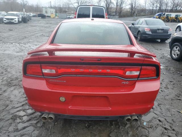 2B3CL3CG9BH539389 - 2011 DODGE CHARGER RED photo 6