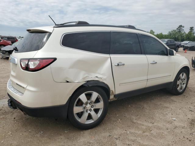 1GNKRJKDXFJ192784 - 2015 CHEVROLET TRAVERSE LTZ WHITE photo 3