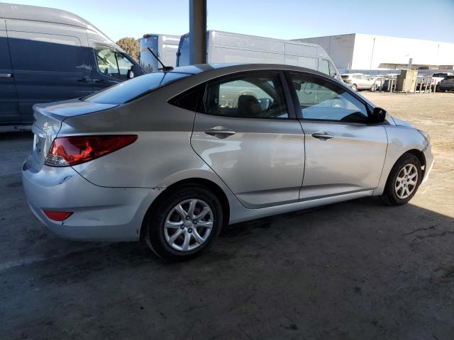 KMHCT4AE1DU462020 - 2013 HYUNDAI ACCENT GLS SILVER photo 3
