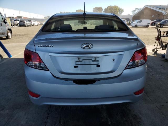 KMHCT4AE1DU462020 - 2013 HYUNDAI ACCENT GLS SILVER photo 6