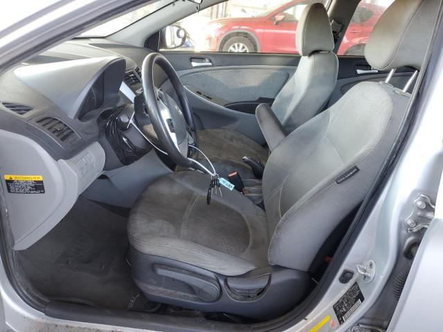 KMHCT4AE1DU462020 - 2013 HYUNDAI ACCENT GLS SILVER photo 7