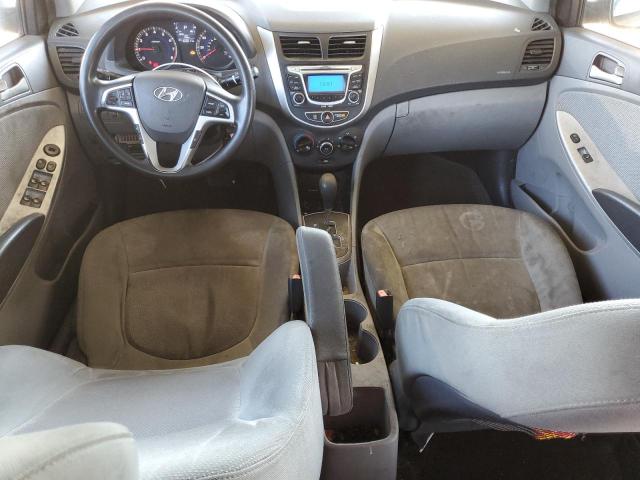 KMHCT4AE1DU462020 - 2013 HYUNDAI ACCENT GLS SILVER photo 8