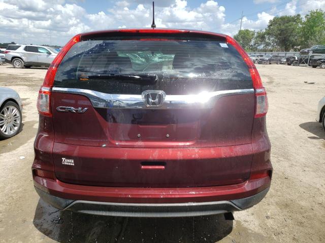 2HKRM3H37FH548293 - 2015 HONDA CR-V LX BURGUNDY photo 6