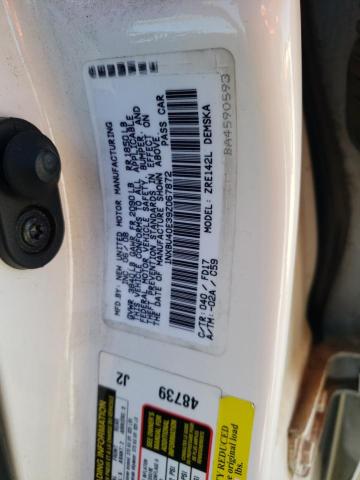 1NXBU40E39Z067872 - 2009 TOYOTA COROLLA BASE WHITE photo 12