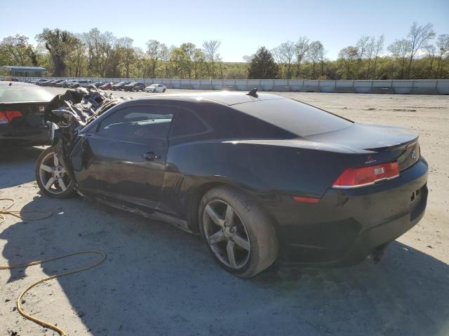 2G1FF1E37F9281772 - 2015 CHEVROLET CAMARO LT BLACK photo 2